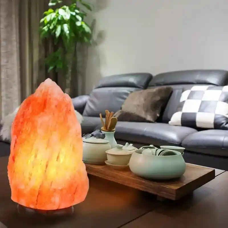 Lámpara De Sal Del Himalaya Purificar El Aire Reducen El Estrés Y Aumentan Tu Energía