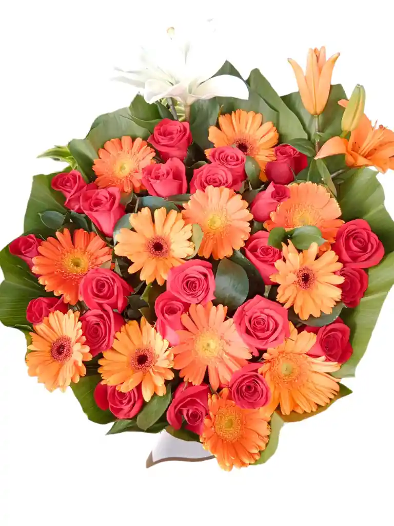 Flores En Ramo Tipo Bouquet