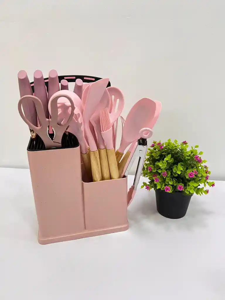 Utensilios De Cocina X19 Rosa