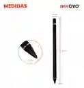 Lápiz Óptico Stylus Pencil Recargable Para Tablet Celulares Hasta 15 Hr Black Edition Innovo