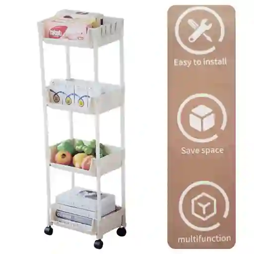 Carrito Organizador Multiusos De 3 Niveles
