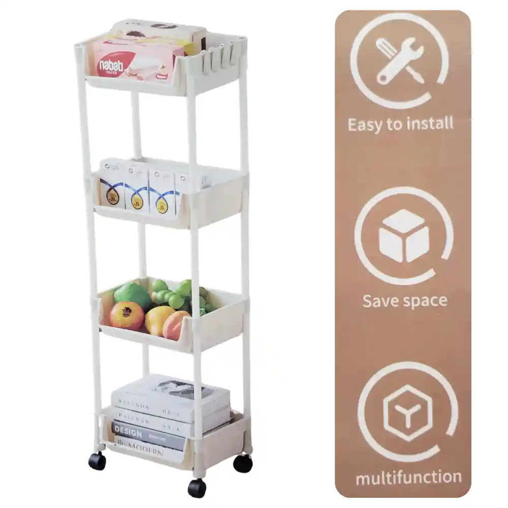 Carrito Organizador Multiusos De 3 Niveles