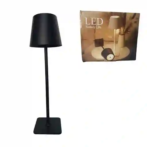 Lampara De Mesa Recargable De Hierro + Acrilico