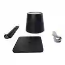 Lampara De Mesa Recargable De Hierro + Acrilico