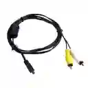 Av Av Audio Video Tv Cable Para Panasonic Lumix Cámara Dmw-avc1