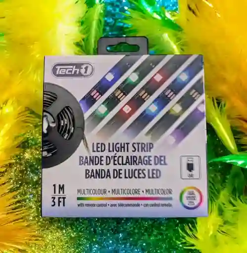 Banda Tira De Luces Led Multicolor Usb Con Control