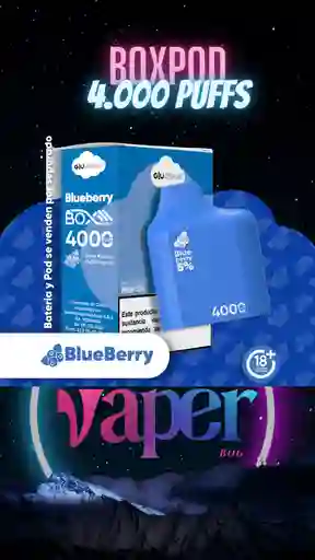 Glucloud Boxpod Blueberry 4.000 Pffs