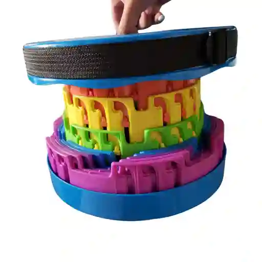 Silla Plastica Plegable De Colores Arcoiris Portatil