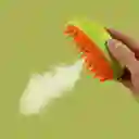 Cepillo De Vapor Para Mascotas Verde Y Amarillo