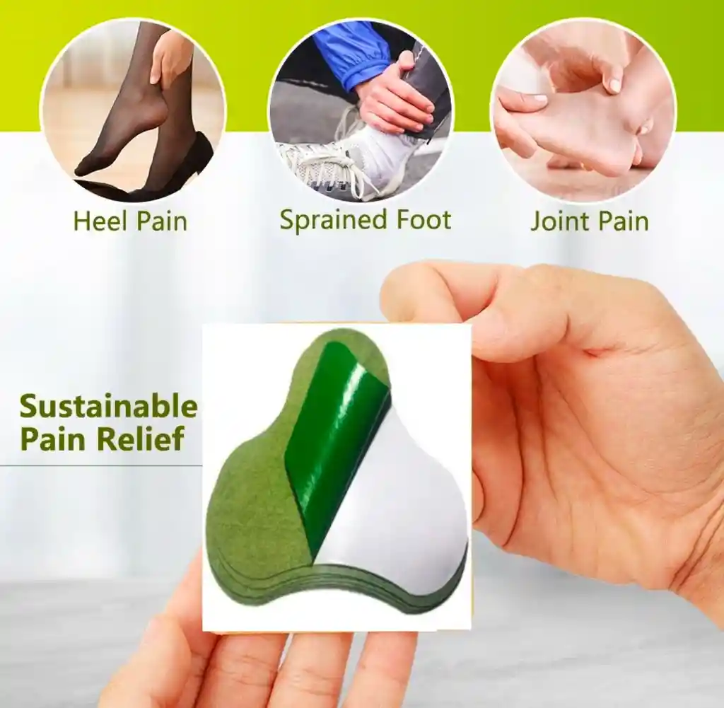 10 Parches Talalgia Dolor De Talón Fascitis Plantar Espolón