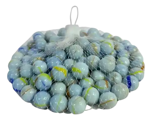 Juguete Bolitas Piquis Canicas Mara Blanca X90und Aprox