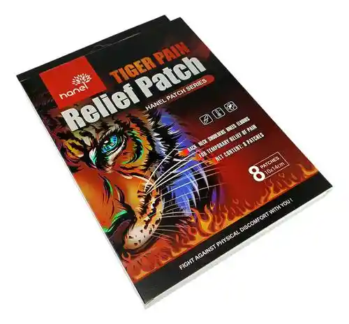 8 Parches Tigre Chino Alivia Dolor Rodillas Espalda Codo