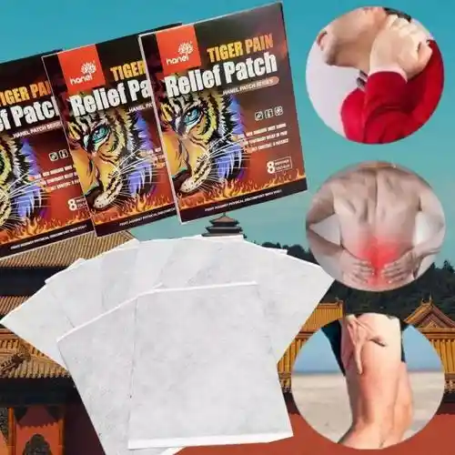 8 Parches Tigre Chino Alivia Dolor Rodillas Espalda Codo