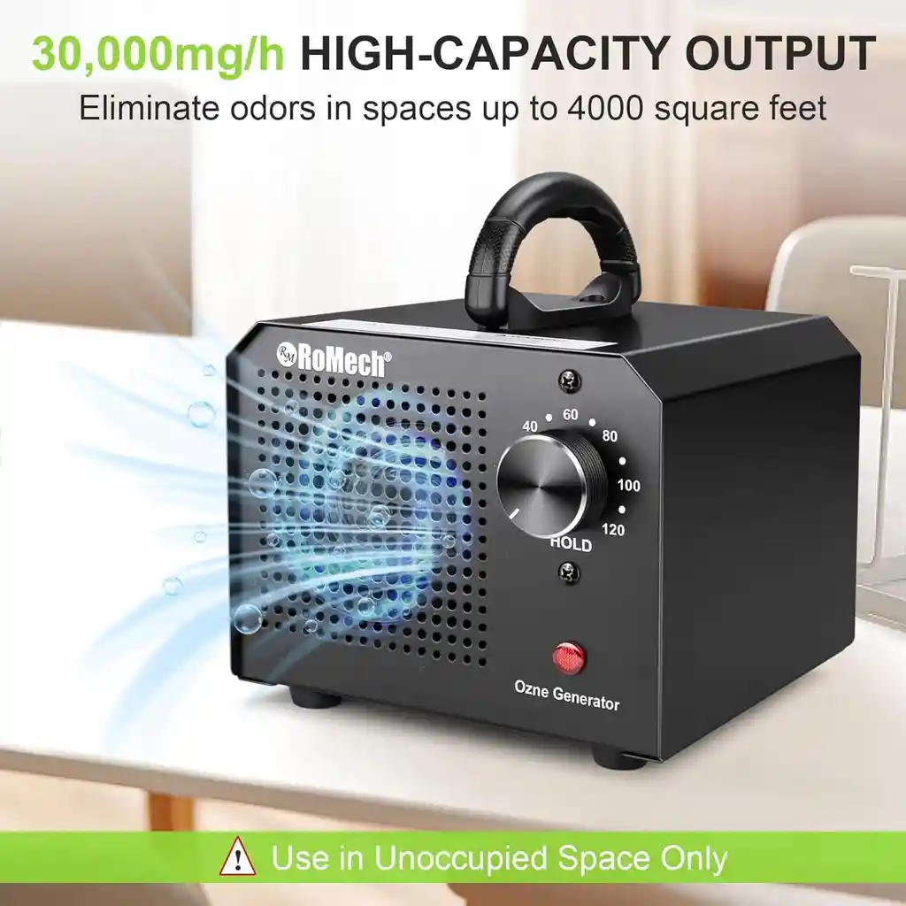 Generador De Ozono Purificador Aire Eliminador Olor 4000 Ft2