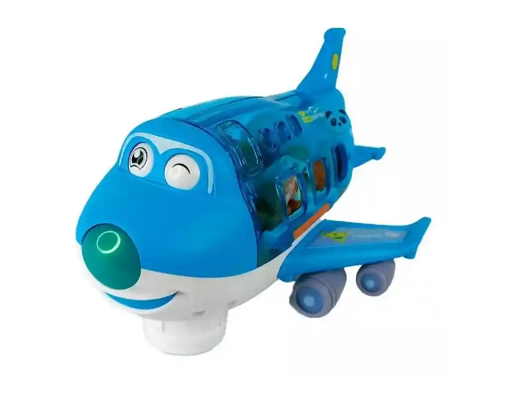 Avión Juguete Para Niños Luz Y Sonido Con Pasajeros