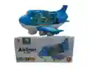 Avión Juguete Para Niños Luz Y Sonido Con Pasajeros