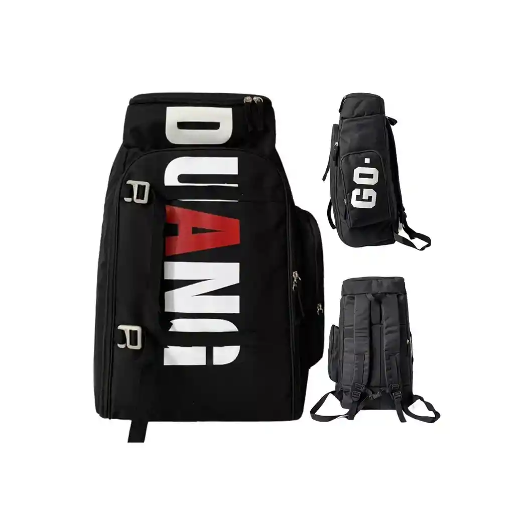 Mochila Deportiva Negra Duang 40l Para Skate Gym Viaje