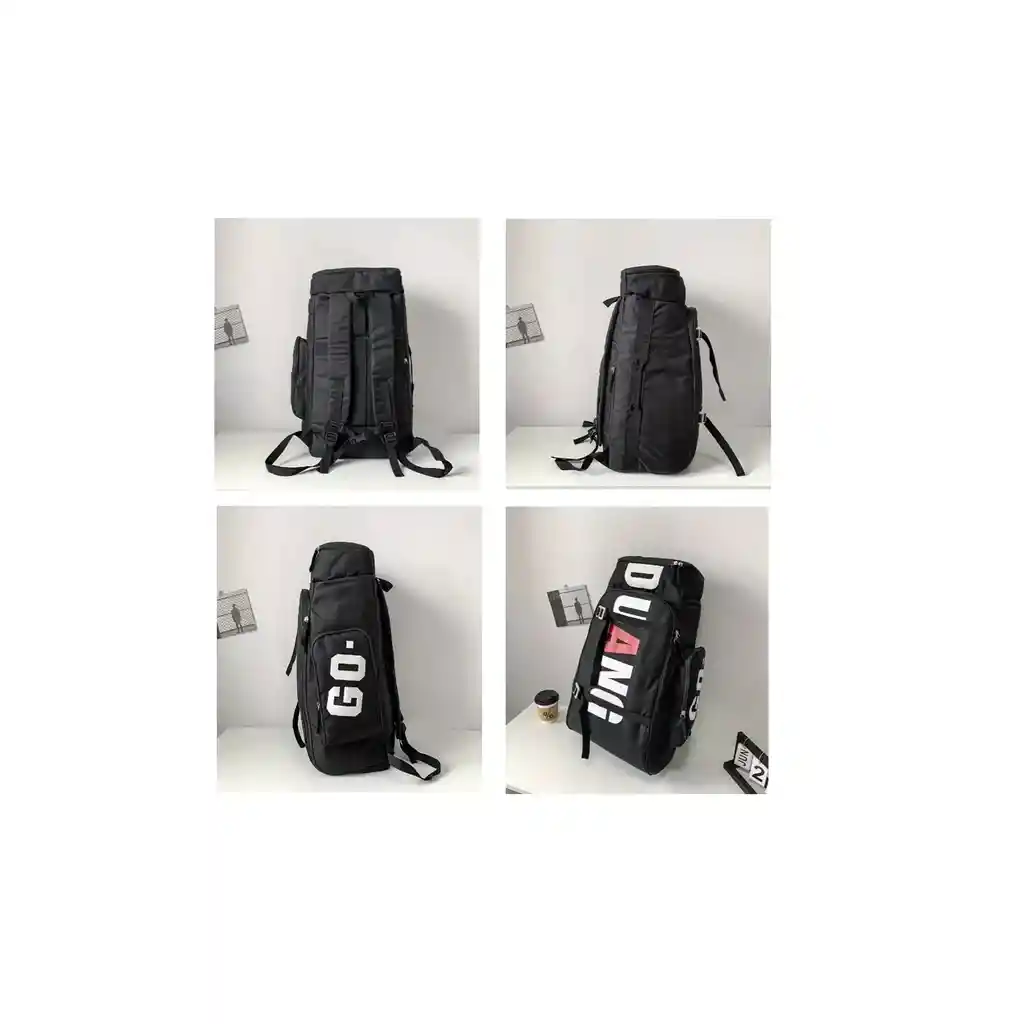 Mochila Deportiva Negra Duang 40l Para Skate Gym Viaje
