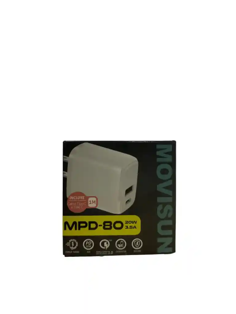 Cargador Iphone Mpd- 80 20w