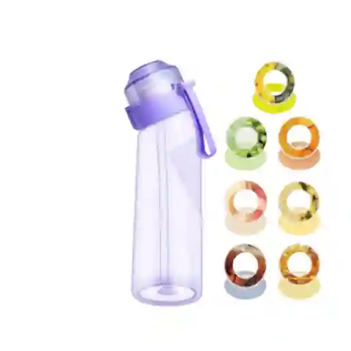 Una Botella De Agua Bottle Air Up Con 7 Cápsulas Saborizadas