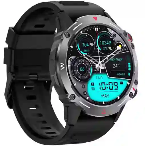 Smart Watch Mobulaa Amoled Tank5 Negro