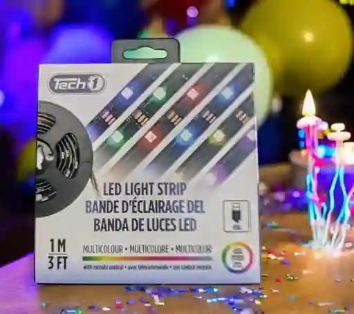 Banda Tira De Luces Led Multicolor Usb Con Control
