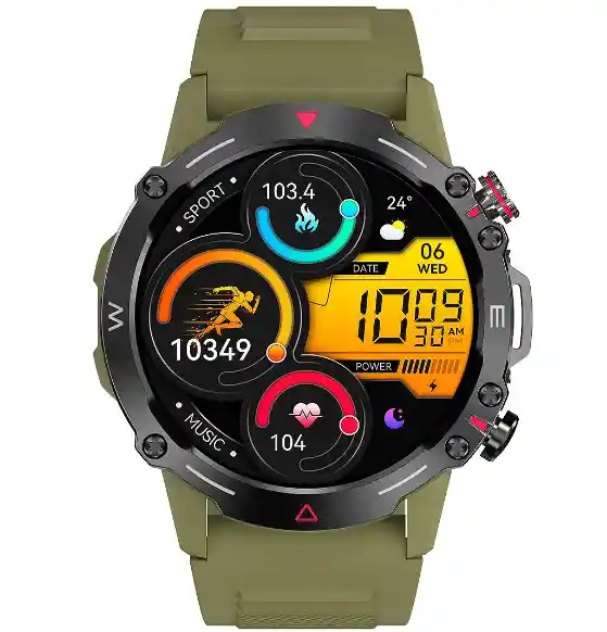 Smart Watch Mobulaa Amoled Tank5 Militar