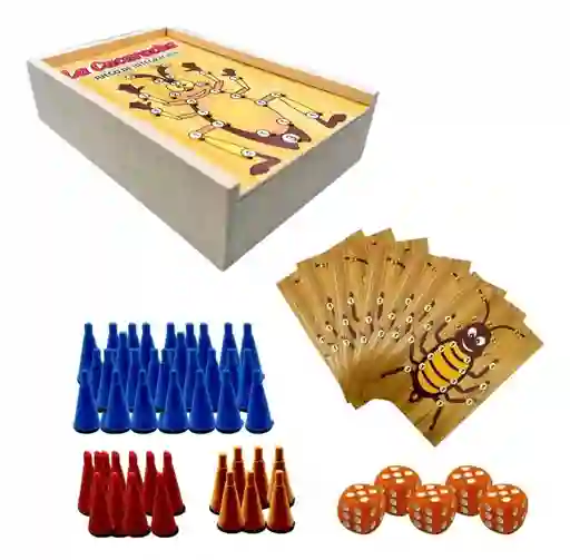Juego De Mesa La Cucaracha Imantada 7 Jugadores Integracion Familiar
