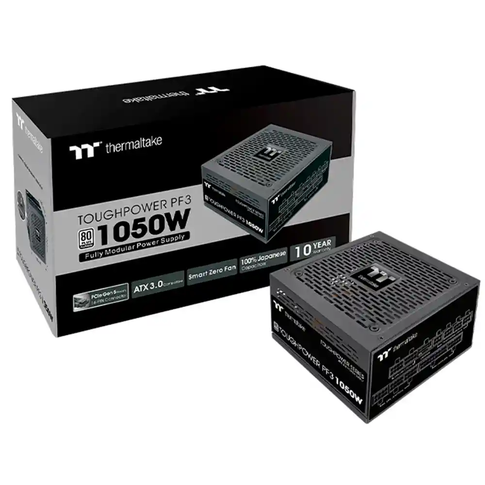 Fuente De Poder Thermaltake Toughpower Pf3 1050w 80 Plus Platinum (full Modular)