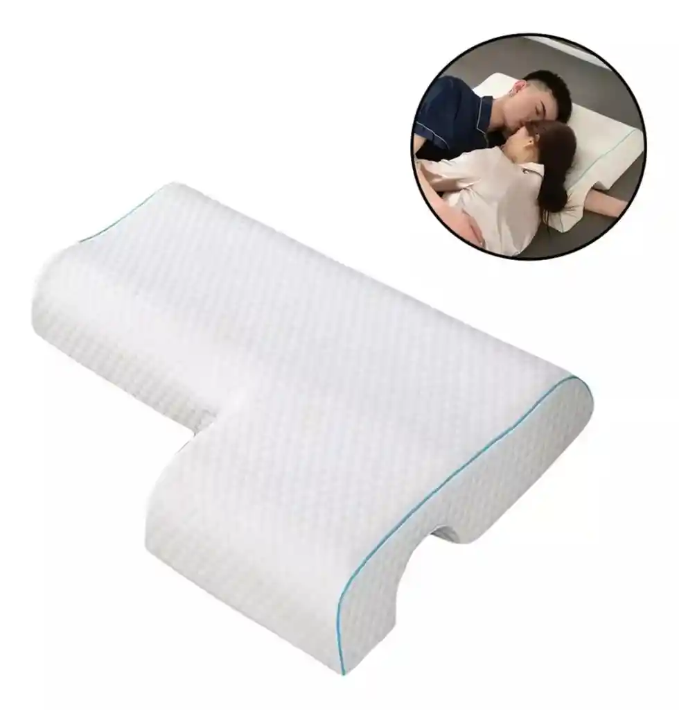 Almohada De Brazo Parejas Cojin Memory Foam Transpirable