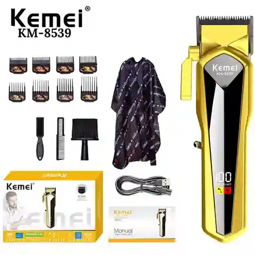 Maquina Cortadora De Cabello Inalambrica Profesional Kemei Km-8539