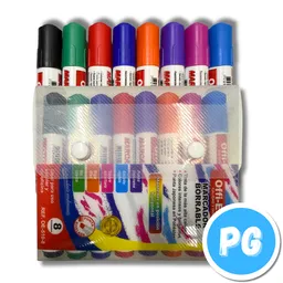Paquete Marcador Offiesco Borrable X8 Unds Surtido