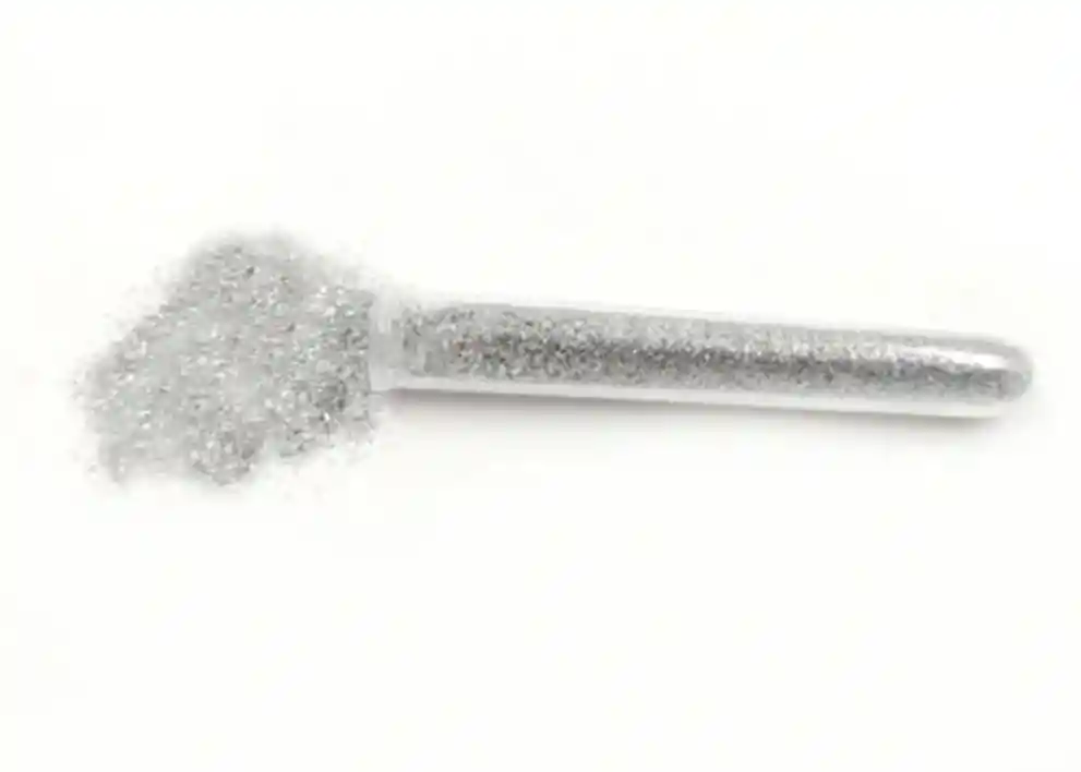Tubo Escarcha Plateada