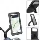 Holder Soporte Estuche Porta Celular Para Moto Retrovisor Base Metalica
