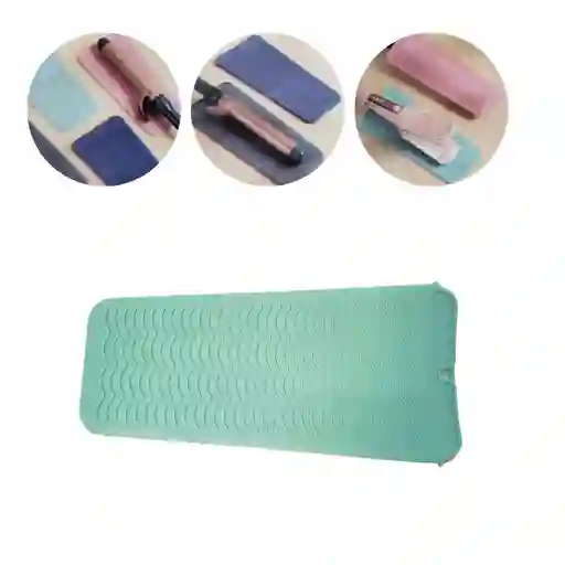Funda De Silicona Para Rizadora Y Plancha Celeste