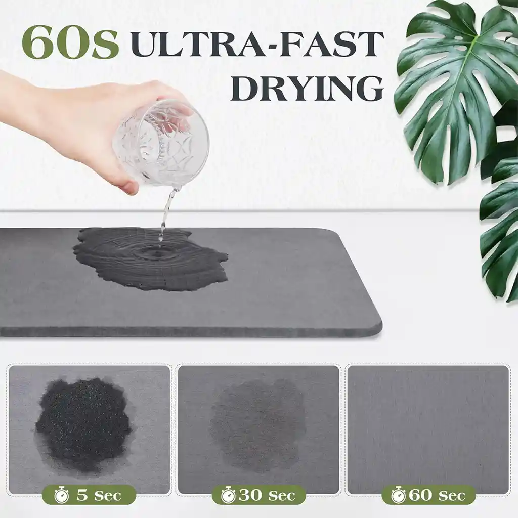 Tapete Absorbente Para Cocina 60x40 Cm Antideslizante Y Duradero