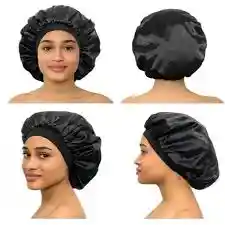 Gorro De Banda Ancha Con Borde Satinado Para Dormir