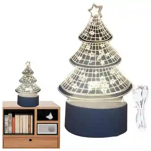 Lámpara Pequeña Moderna De Arbol Navidad