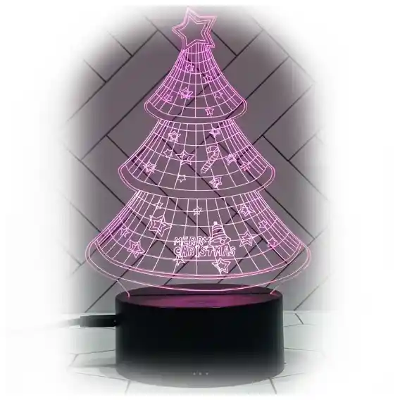 Lámpara Pequeña Moderna De Arbol Navidad