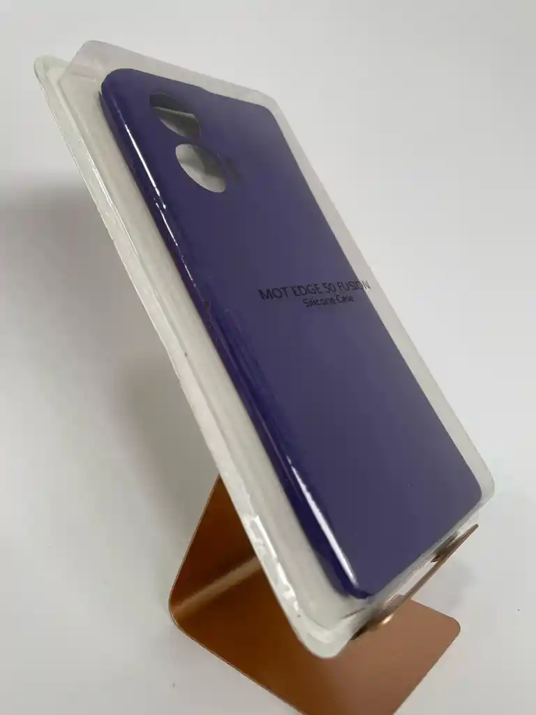 Silicon Case Motorola Edge 50 Fusion Morado