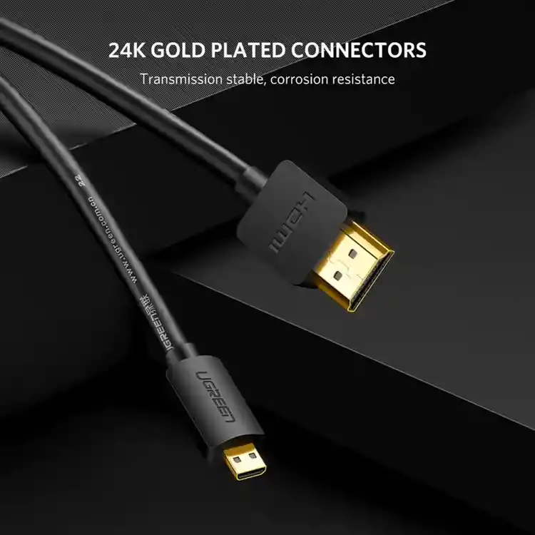 Cable Ugreen Micro Hdmi A Hdmi Macho 60hz 3 Metros