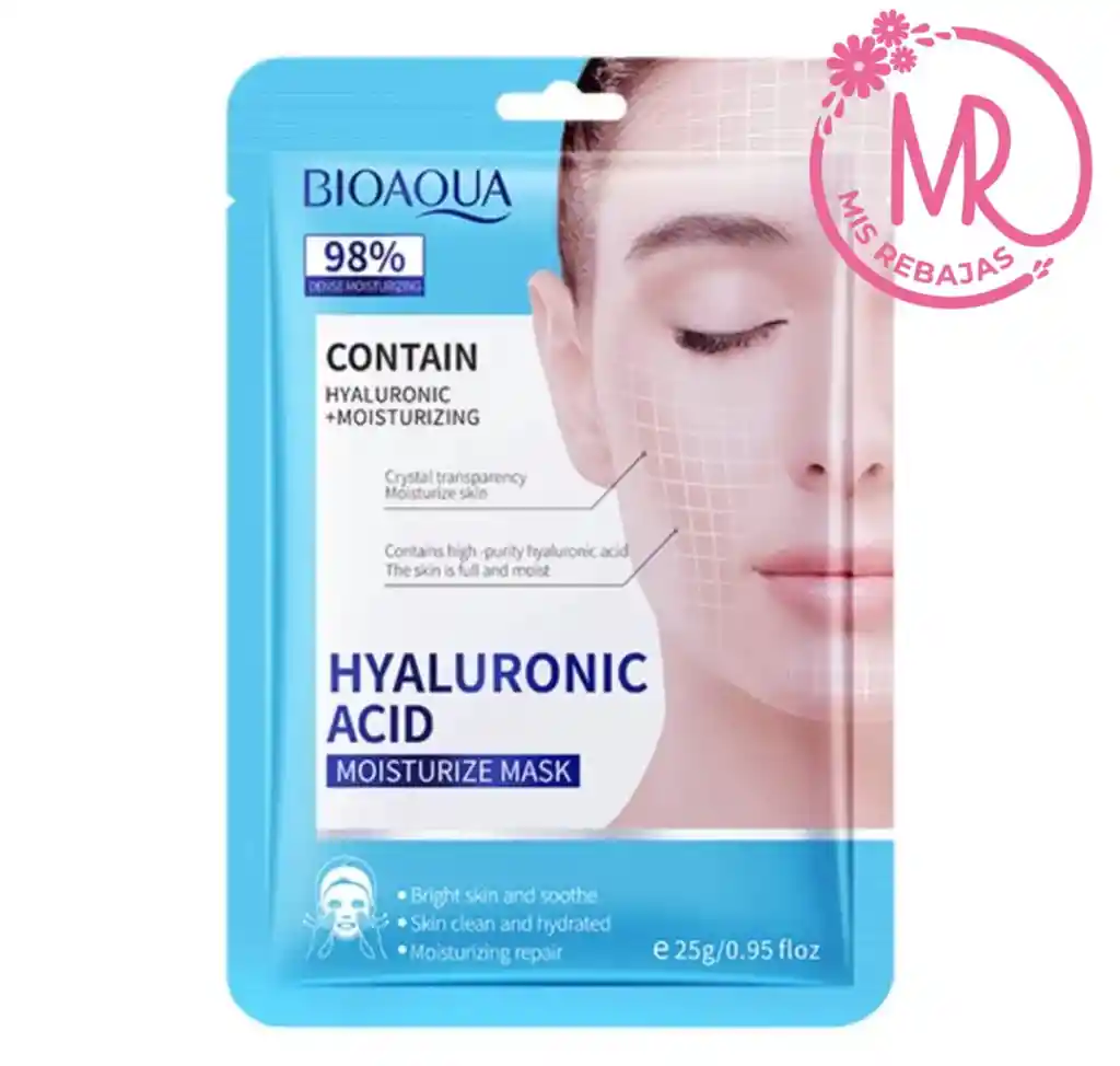 Velo Facial Con Ácido Hialurónico.
