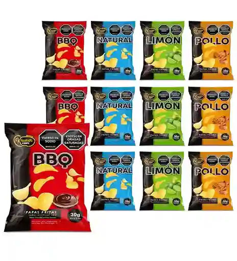 Papas Krumer Chips Surtidas X12