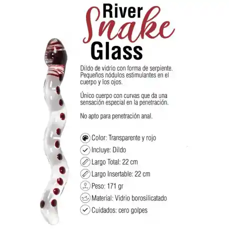 Dildo De Vidrio River Snake