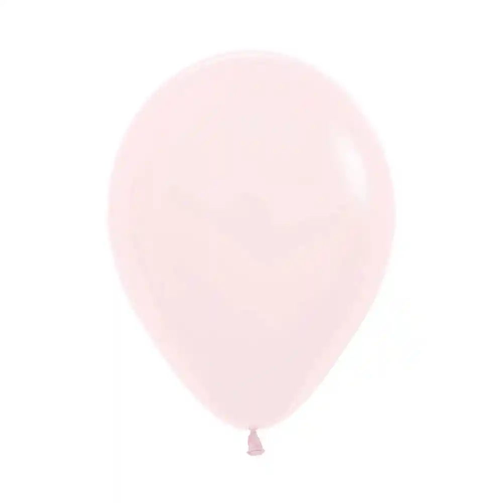 609 Globo Rosado Pastel Mate R18 X 50 Globos