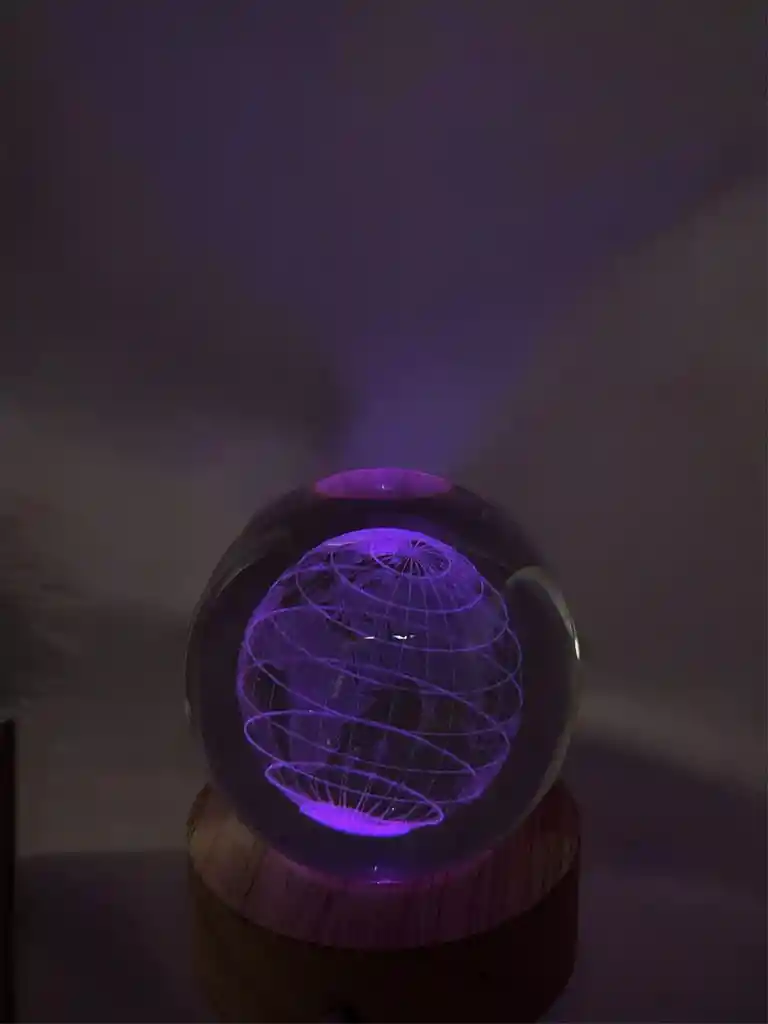 Lamparas Bola De Cristal 3d