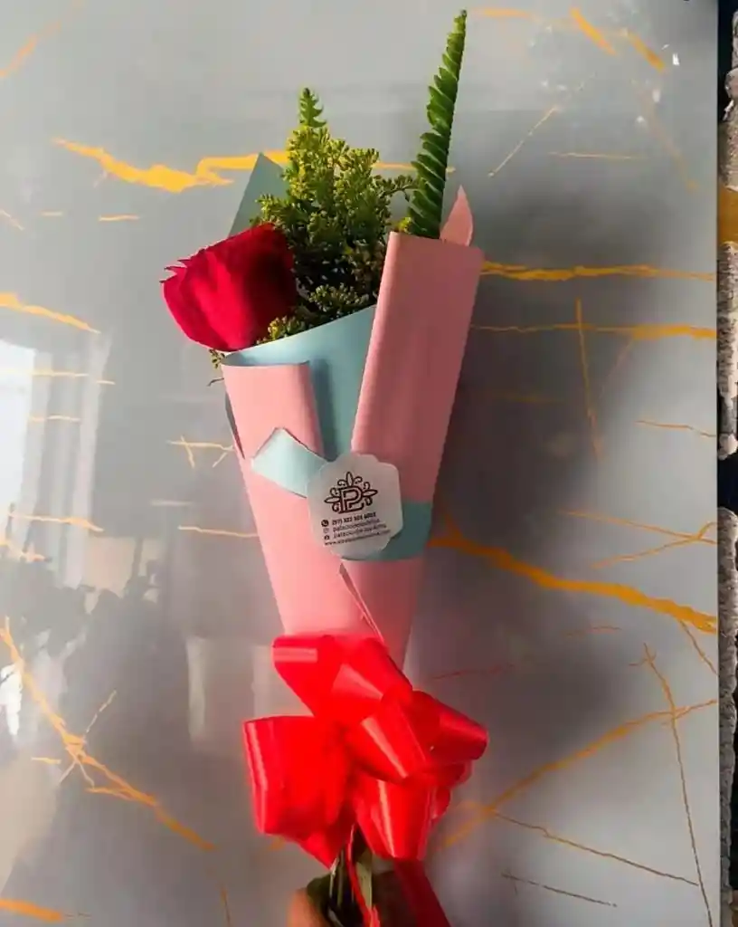 Detalle De 1 Rosa Roja