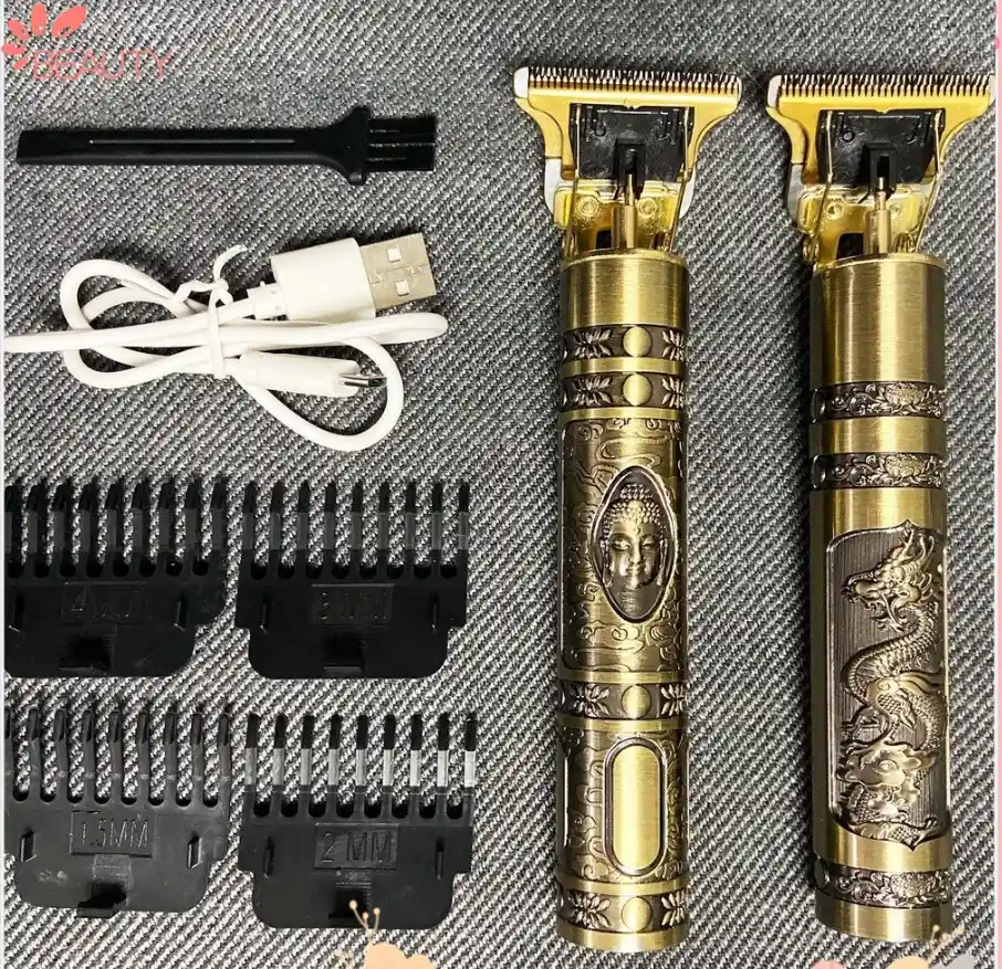 Maquina Recortadora Vintage T9 Trimmer Professional Corta Pelo Barba Patillas