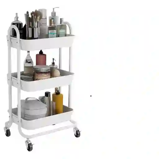 Carrito Organizador 3 Niveles Con Ruedas Multifuncional