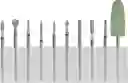 Estuche Completo De Puntas Manicure Ruso Para Drill Kit Profesional